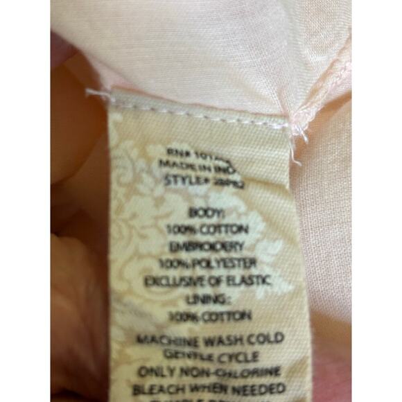 Soft Surroundings pink top, XS, romantic, soft girl, pastel, feminine, bohemian - Picture 7 of 7